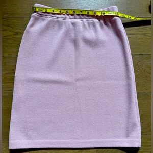 St John Pink Knit Skirt